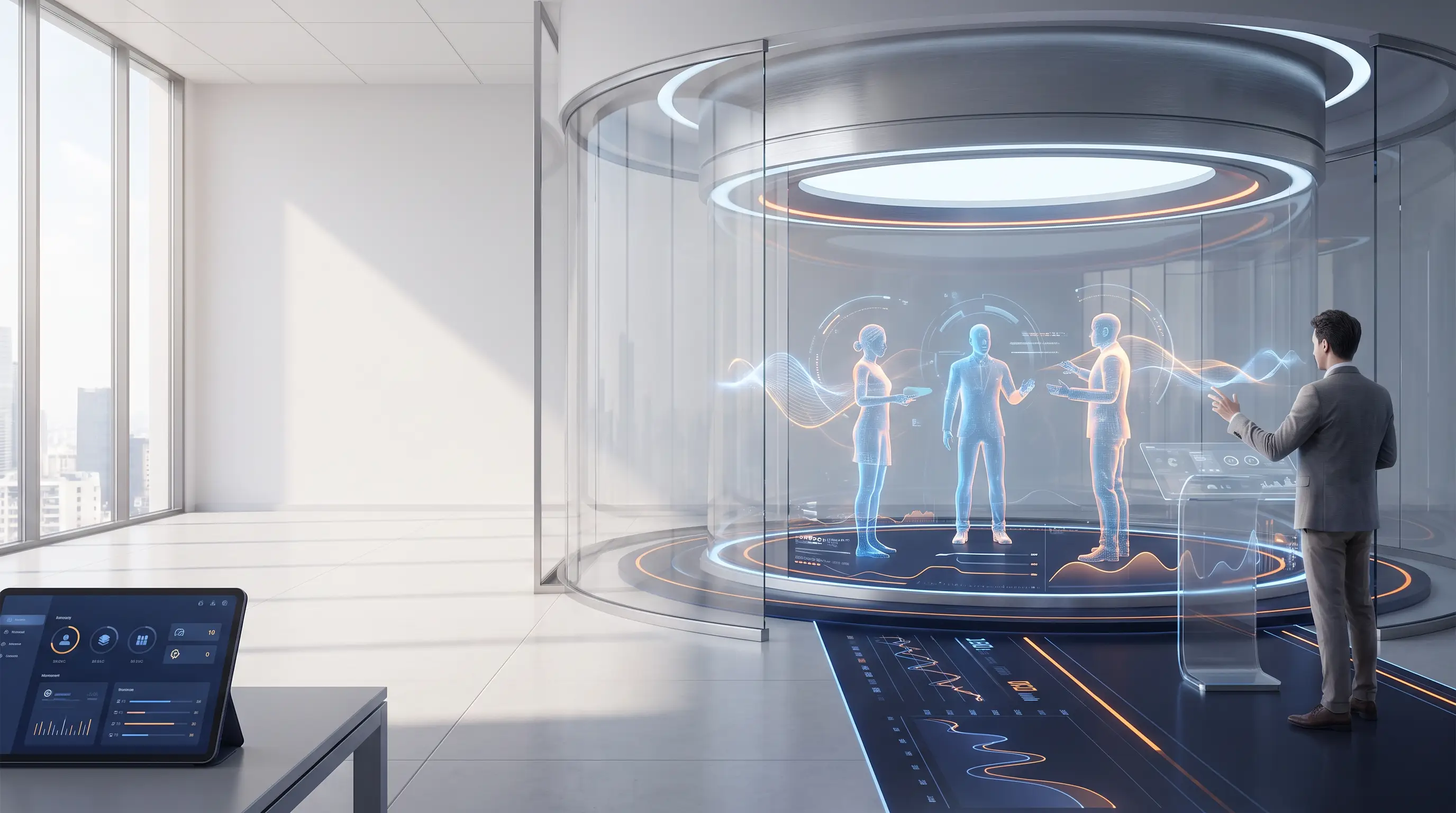 Modern support and training control center visualization